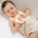 Nattou | Knuffeldoek Flo,Ernest&Oli Mini Knuffeldoek Leeuw Ernest