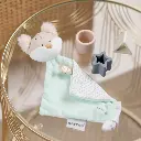 Nattou | Knuffeldoek Flo,Ernest&Oli Mini Knuffeldoek Vos Flo