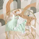 Nattou | Knuffeldoek Flo,Ernest&Oli Maxi Knuffeldoek Leeuw Ernest 40cm