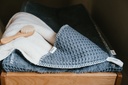 Koeka | Wikkeldeken Wafel/Teddy Oslo Bluestone 100x100cmX