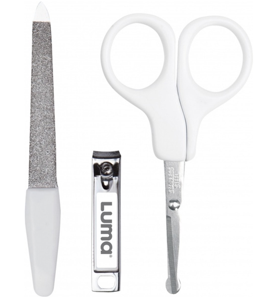 Luma | MANICURESET, Baby manicure set, Desert Taupe, uni, nagelschaar| nagelknipper|nagelvijl, in etui 