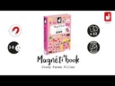 Janod magneetboek gekke gezichten meisjes 3-8jr