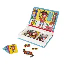 Janod magneetboek jongens kostuums 44st 3-8jr