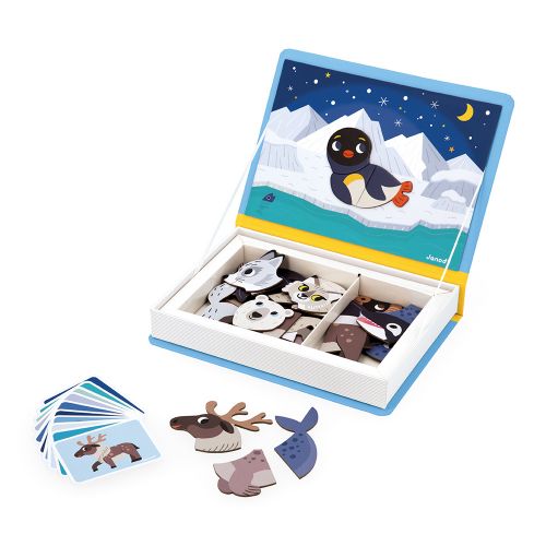 Janod | Magneetboek Polar Animals
