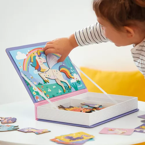 Janod | Magneetboek Unicorns