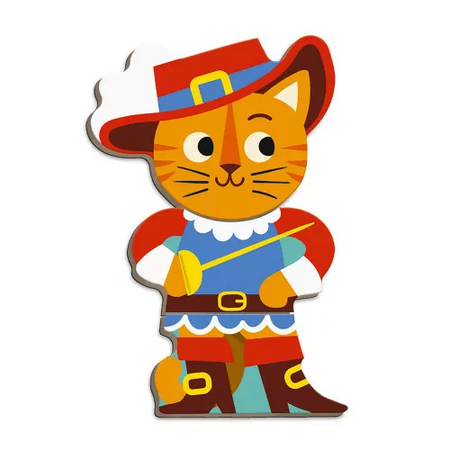 Janod magneetboek Sprookjes 40st 3-8jr