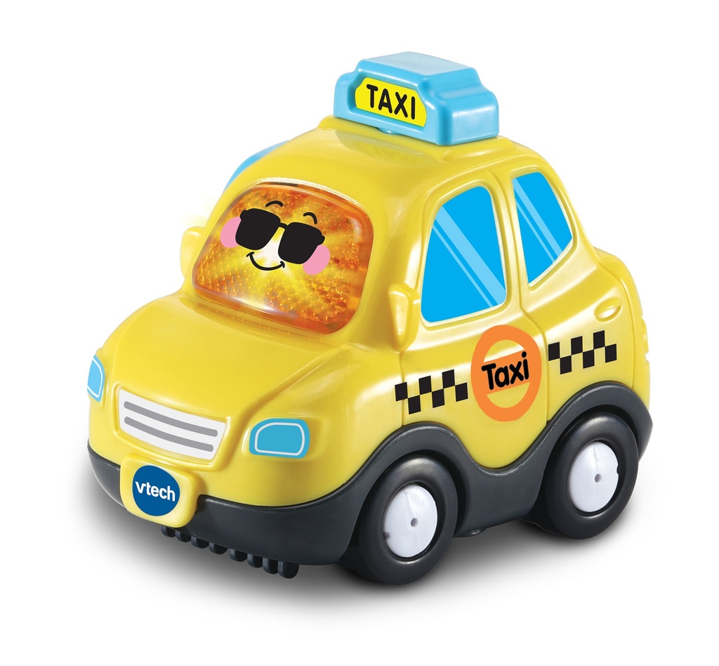 Vtech | SPEELFIGUUR, Ties Taxi, Toet Toet, kunststof, +muziek, +activities, af 12M