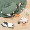 Done by Deer | Speelgoed Park Tiny Farm Green Tummy Time Activity Pillow