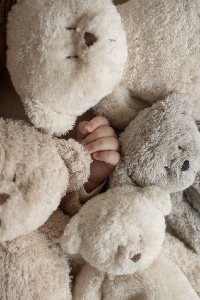 Moonie | Slaapknuffel The Humming Bear Polar Natur 2.0