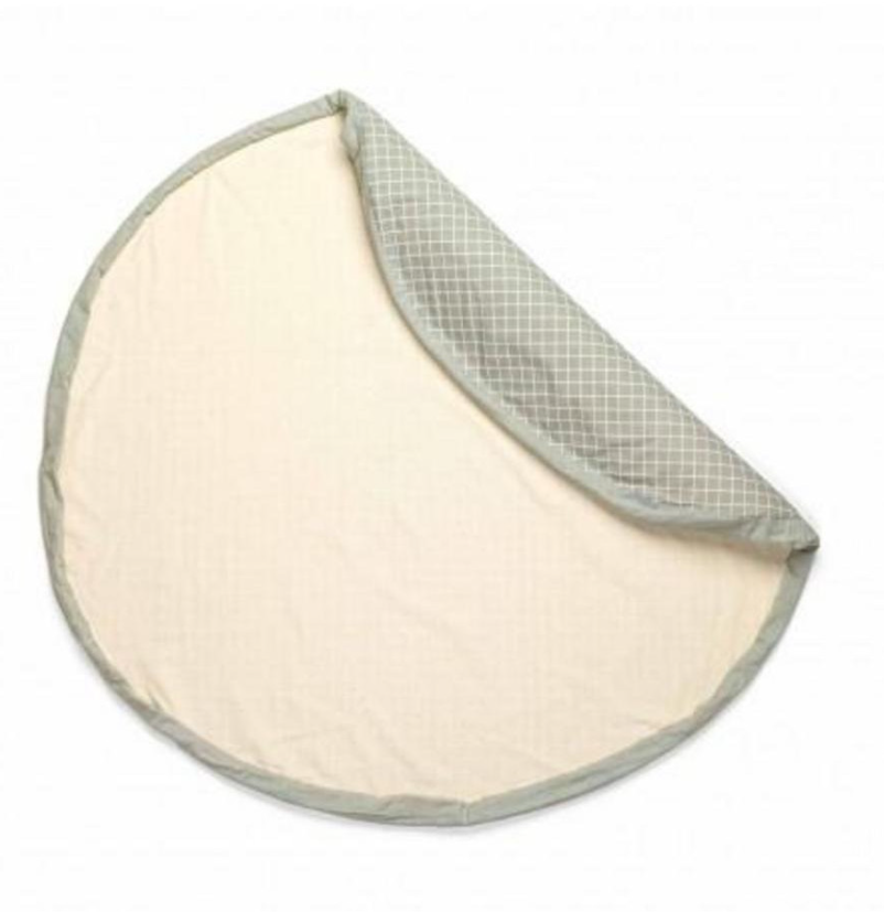 OPBERGZAK, Original Organic, grid green, uni/ao ruit motief, 100% bio katoen, Dia140cm, 1 stuk(s), 2022