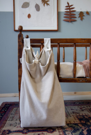 OPBERGZAK, vr speelgoed, Vik sand, Boxzak, ecru, rib/uni, corduroy, B45 H60cm, 1 vak, opbergen, 2023/24