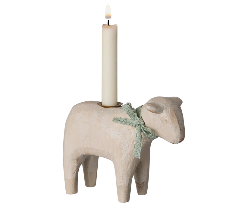 Maileg | Kaarshouder Candle holder Lamb - Mint
