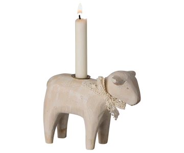 Maileg | Kaarshouder Candle holder Lamb - Off white