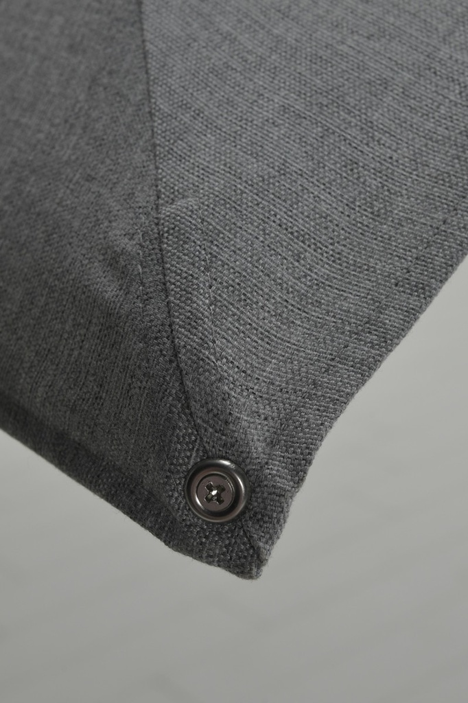 PARASOL, Hawaii Deluxe, 300x300 cm, licht grijs, freepole, carbon black alu frame, 360° draaibaar, L|R kantelbaar