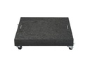 PARASOLVOET, Special Hawaii, 120 kg, nature dark grey, graniet, voor Hawaii- parasol, met 4 wielen