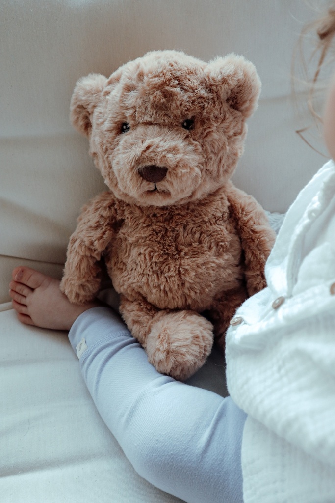 Flow | Slaapknuffel Lou Bruin Heartbeat Comforter Oplaadbaar 