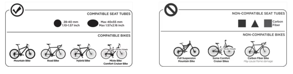 Thule | Fietsstoel RideAlong 2 FM Dark Grey 