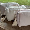 Living Nature | Toilettas model Claire model klein in linen beige