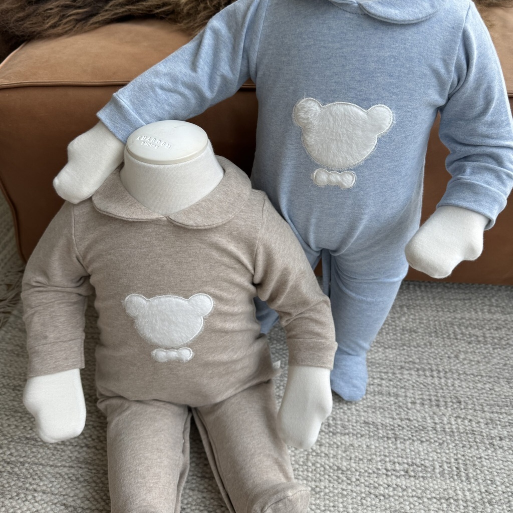 Living Nature | Pyjama Babypakje William Teddy Beer Camel