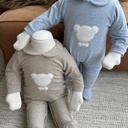 Living Nature | Pyjama Babypakje William Teddy Beer Camel