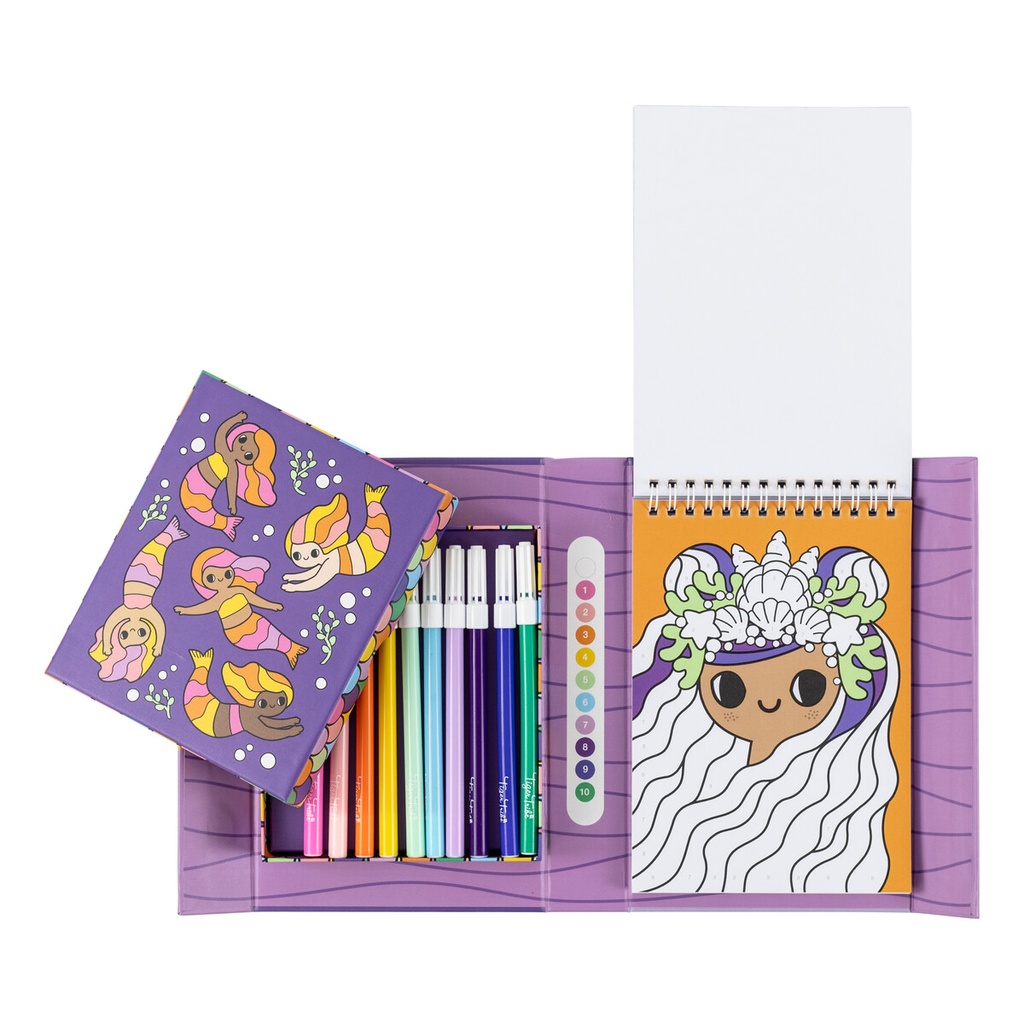 Tiger Tribe | Colour By Numbers - Mermaids and Friends 