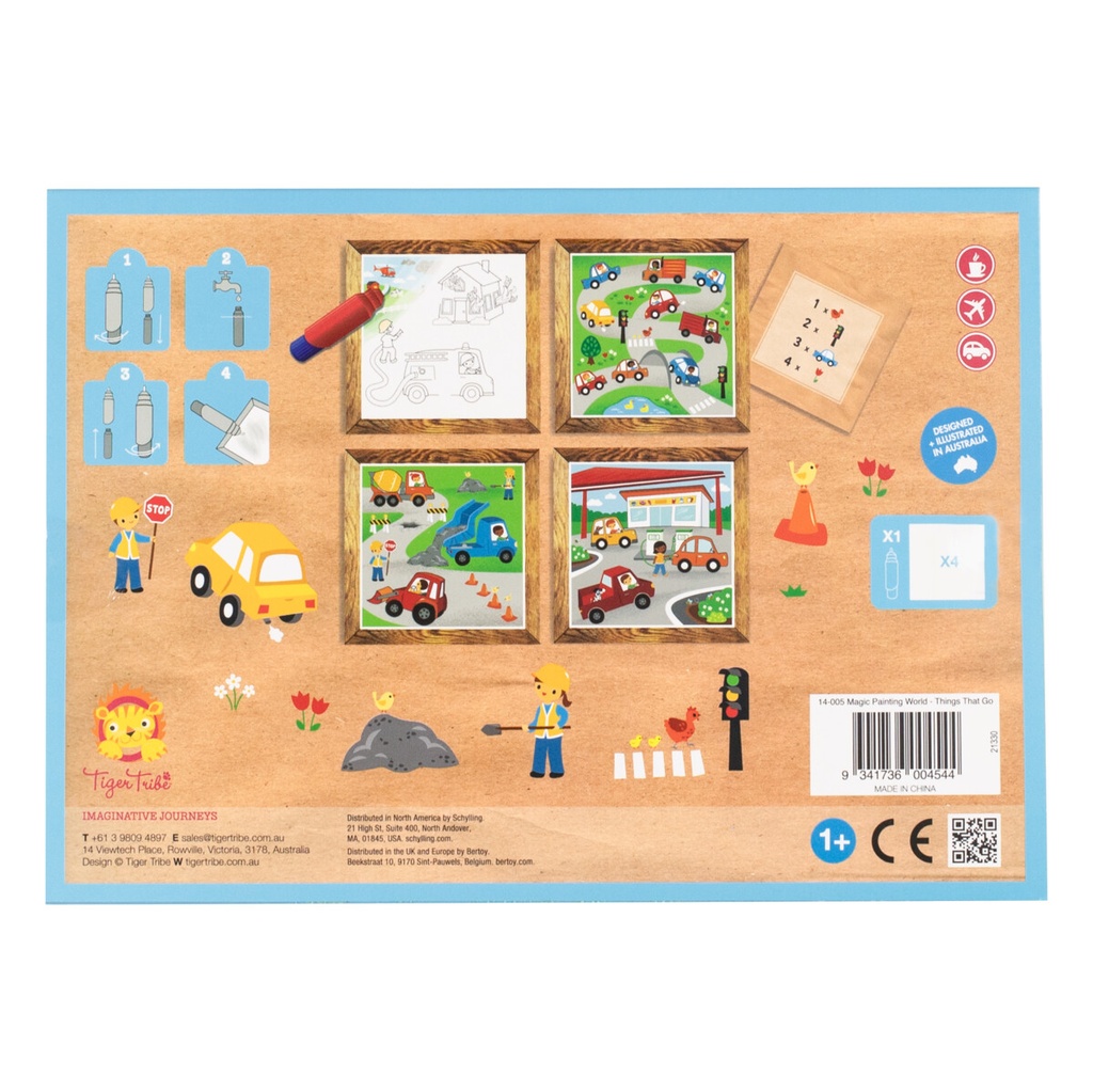 Tiger Tribe | Kleuren Met Water Voertuigen