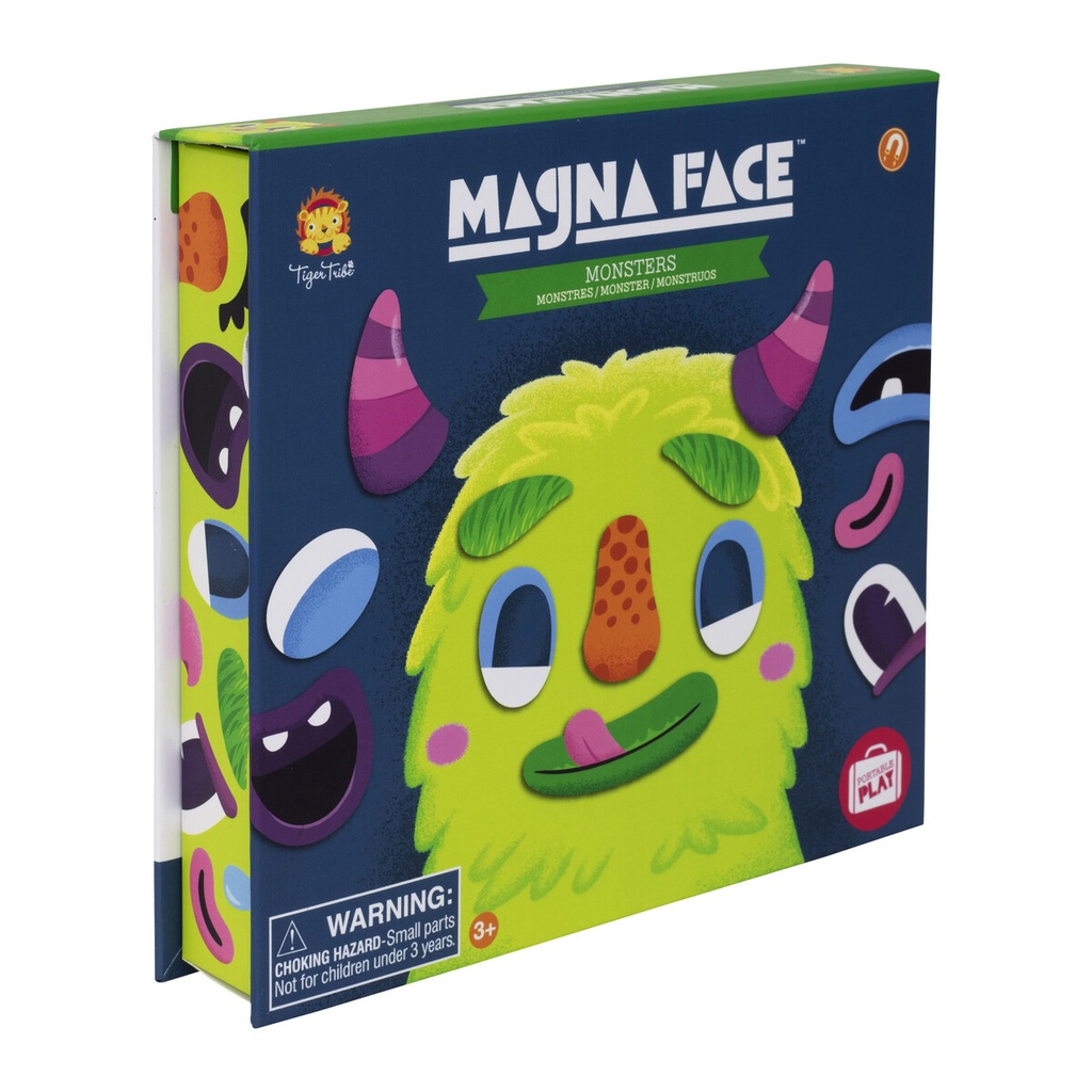 Tiger Tribe magneetboek Magna Face Monsters