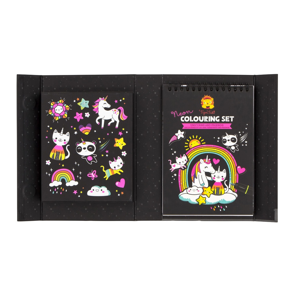 Tiger Tribe Neon kleurset Unicorns and Friends