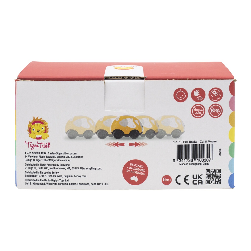 Tiger Tribe | Pull-backs - Cat and Mouse