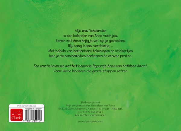 BELONINGSKALENDER, Mijn Emotiekalender, Kathleen Amant, rood, 1 week /pagina, horizontaal model, 29 x 21 cm, kalender