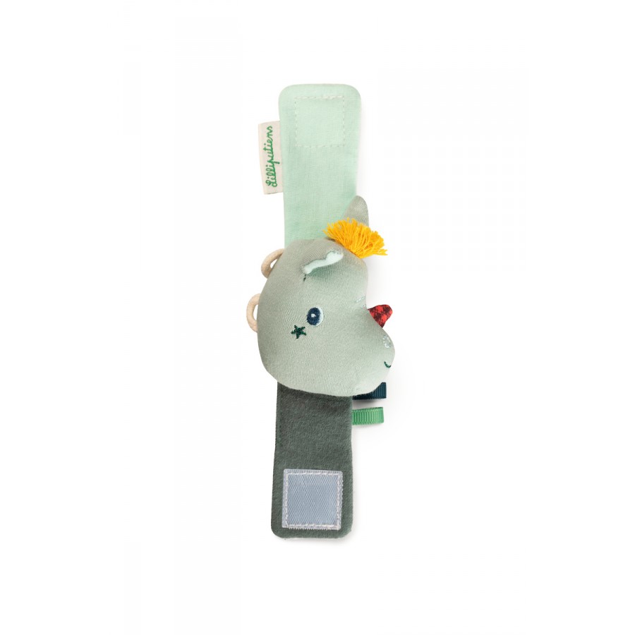 Lilliputiens | Rammelaar Joe Armbandrammelaar Textiel +3M Groen