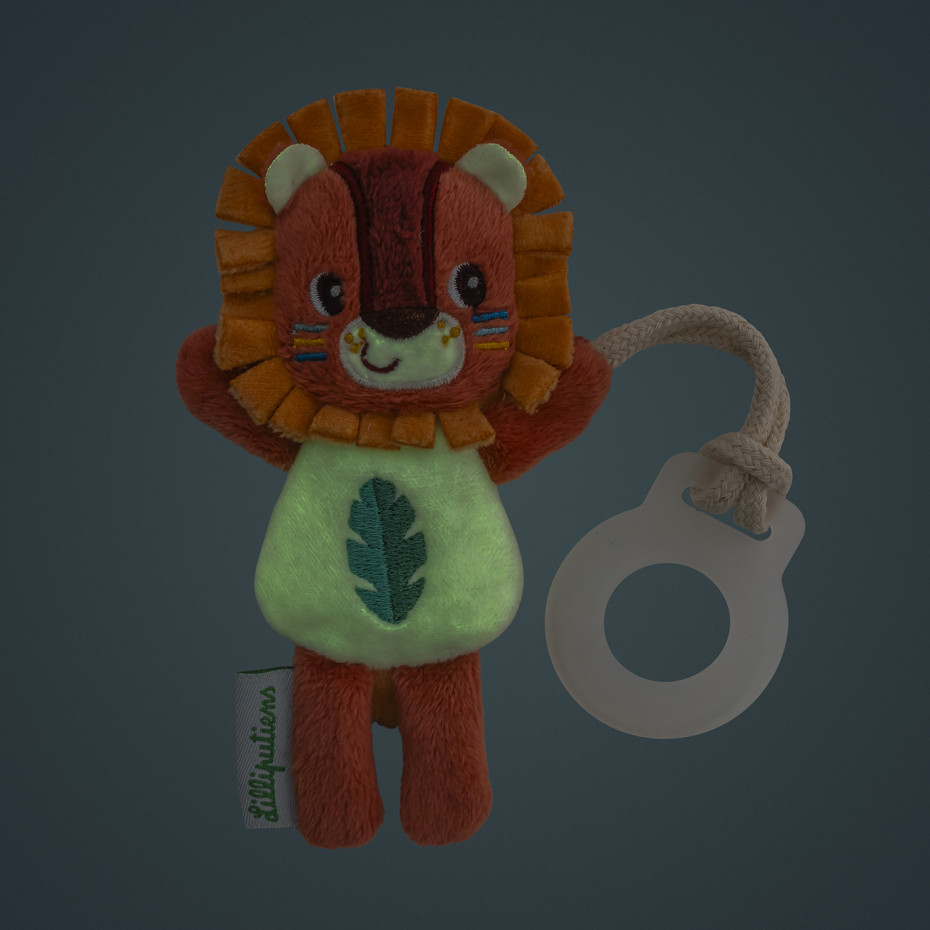 Lilliputiens | Fopspeenknuffel Jack Mini Slaapvriendje Glow in The Dark