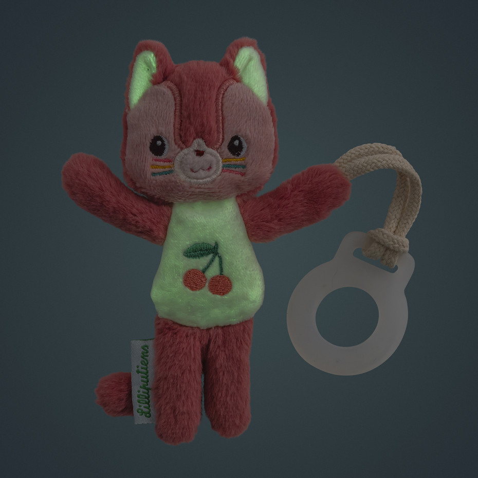 Lilliputiens | Fopspeenknuffel Jack Mini Slaapvriendje Glow in The Dark