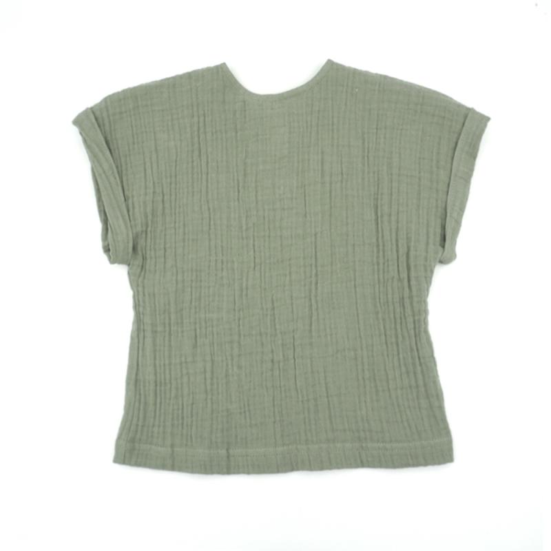 Maximo | Hemd Muslin Groen