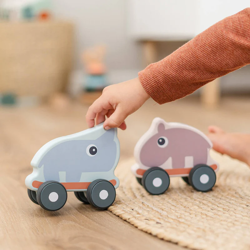 Done by Deer | Duwfiguur Nozo Hout Blue 