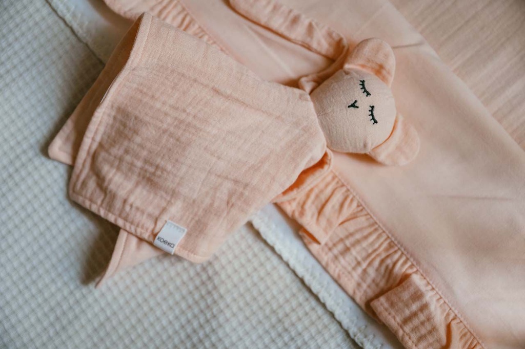 Koeka | Knuffeldoek Ella Peach Roze