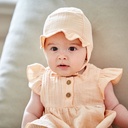 Maximo | Muts Zonnehoedje Muslin Zalm