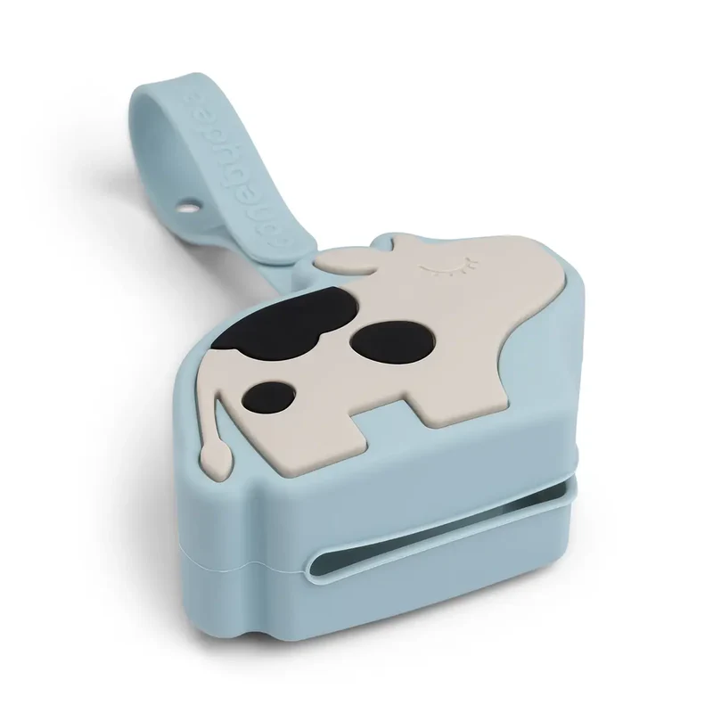 Done By Deer | Fopspeenhouder Dotti Blue Siliconen Koe