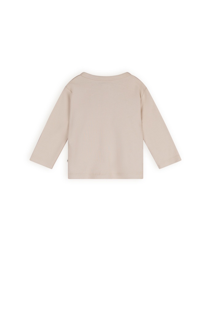 Petite Maison x Nono | Ko tshirt Longsleeve with placket Oatmeal
