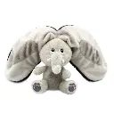 Flipetz | Knuffel Pluche Velvet The Elephant/Aubergine 