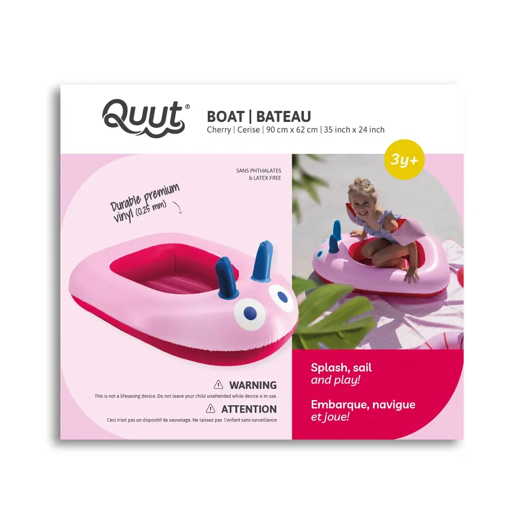 Quut | Inflatable Boat Cherry