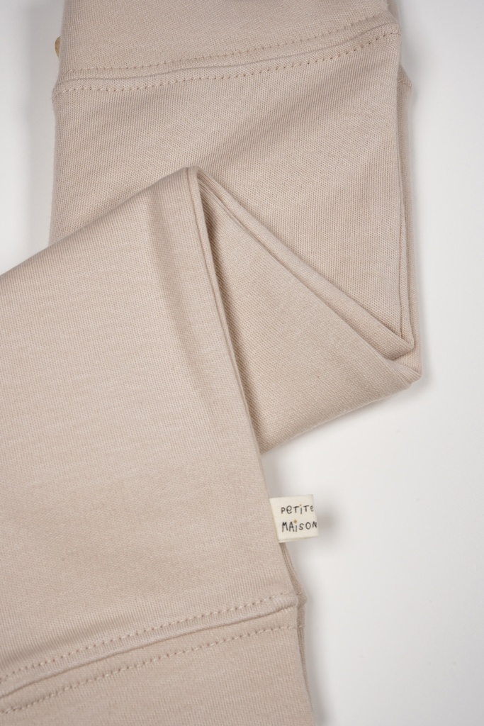 Petite Maison x Nono | Sky Jersey Pants with button Oatmeal