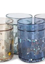 Konges Slojd | Drinkbeker Glitter Cups Blue Mix 4-pack