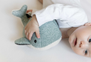 Flow | Slaapknuffel Moby The Whale Comforter Oplaadbaar Groen