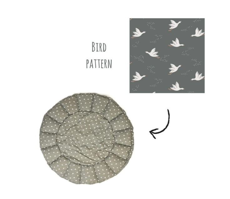 Play and Go | Speeltapijt Bloom Bird Organic Cotton Dia 130cm 