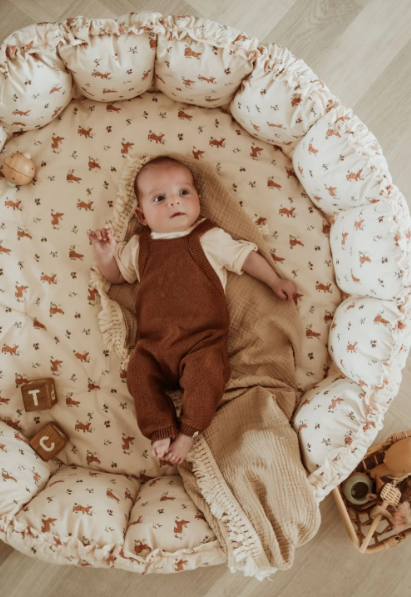 Play and Go | Speeltapijt Bloom Rabbit Organic Cotton Ø 130cm 