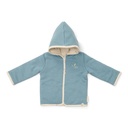 Little Dutch | Gilet Boys Reversible Stone Blue/Ecru