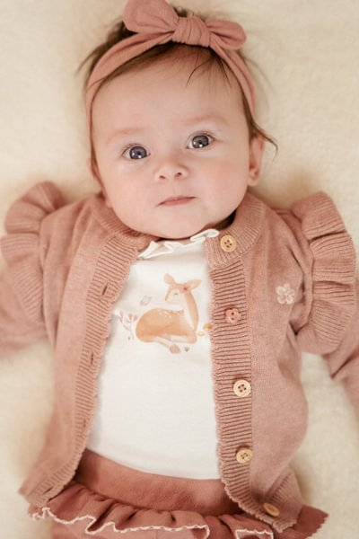 Little Dutch | Gilet Girls Fairy Pink Roze