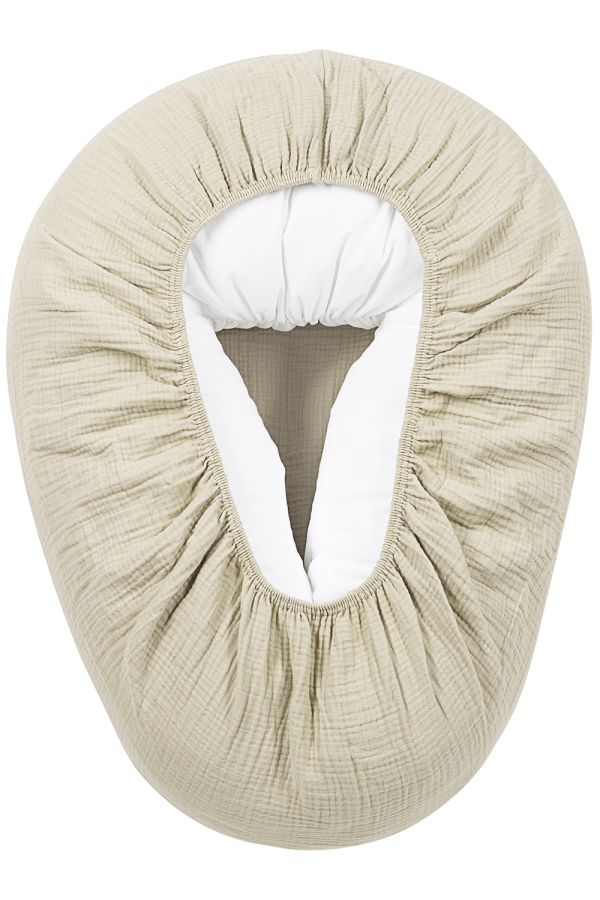 Meyco | Hoes vr Positioneringskussen Pre-Washed Hydrofiel Soft Sand Relax Cover