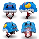 Crazy Safety | Fietshelm Dino Bicycle Helmet Blue